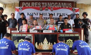 Selama Januari dan Februari 2024, Polres Tanggamus Ungkap 20 Kasus dengan 32 Tersangka 