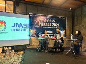 JMSI Bengkulu Bersama KPU Sosialisasikan Pilkada Serentak Tahun 2024