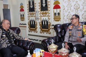 Kapolres Tanggamus Silaturahmi ke Pejabat Bupati, Kalapas dan Karutan Kota Agung