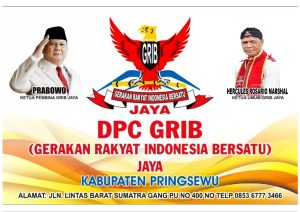 Pengukuhan Struktur GRIB JAYA kecamatan Gading Rejo 