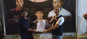 GRIB Jaya Provinsi Lampung menyerahkan SK kepengurusan dewan pimpinan cabang (DPC) Grib jaya kabupaten Pringsewu