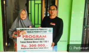Pekon Keputran Kecamatan Sukoharjo Kabupaten Pringsewu menyalurkan Bantuan Langsung Tunai Dana Desa (BLT-DD) bulan Januari, Februari, Maret untuk tahun anggaran 2024