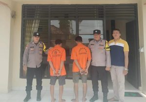 Polsek Pagelaran Tangkap Dua Pelaku Penipuan dan Penggelapan Mesin Bajak Sawah