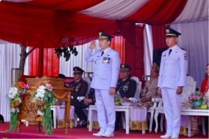 Prmda Pringsewu Gelar Upacara HUT RI ke 79