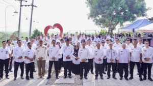 Perdana, Marindo Pimpin Rapat Jajaran Pemkab. Pringsewu Di Dekrafe