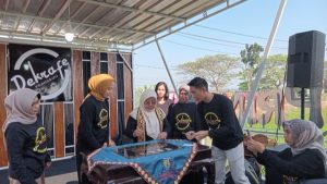 Pj.Ketua Dekranasda Provinsi Lampung Resmikan Dekrafe Pringsewu 