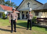 Antisipasi Kemacetan dan Gangguan Kamtibmas, Satlantas Polres Pesawaran Amankan Ibadah Umat Kristiani
