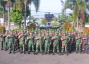 KODIM 0410 KBL  Menggelar Upacara Korp Dalam Rangka Kenaiy Pangkat Periode 1 April 2026 Bagi Personil Bintara dan Tamtama