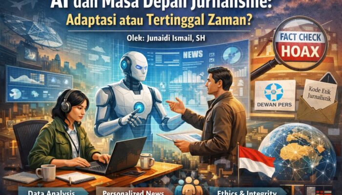 AI dan Masa Depan Jurnalisme  Oleh: Junaidi Ismail, SH | Wartawan Utama