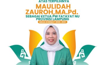 Maulidah Nahkodai Fatayat NU Lampung 2026-2031